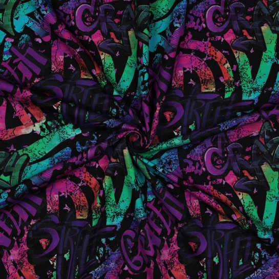 JERSEY DIGITAL GRAFFITI PURPLE #7