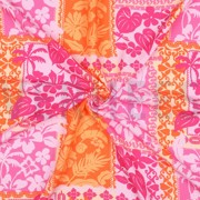 LENZING™ ECOVERO™ FLOWERS PATCHWORK FUCHSIA (thumbnail) #3