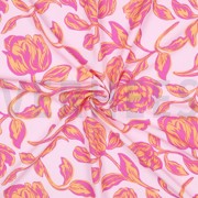 LENZING™ ECOVERO™ FLEURS ROSE CLAIR (thumbnail) #3