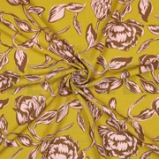 LENZING™ ECOVERO™ FLOWERS OCHRE (thumbnail) #3