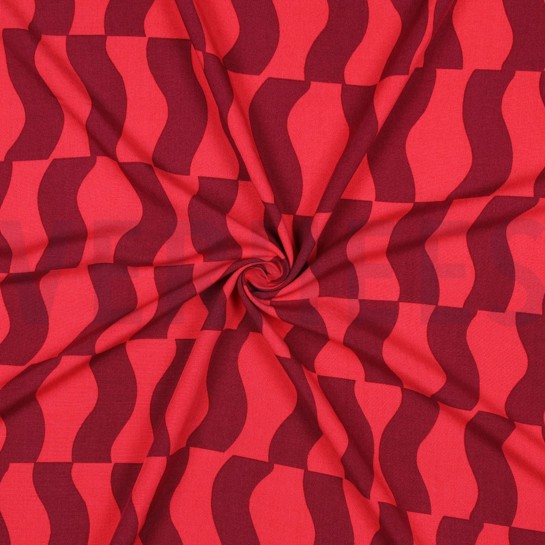 LENZING™ ECOVERO™ GRAFISCH KERSENROOD #7