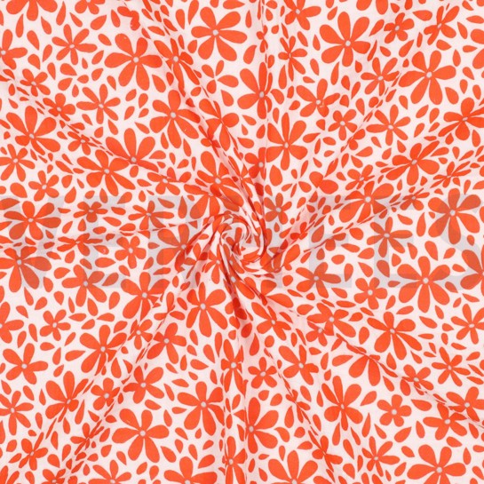 DOUBLE GAUZE FLOWERS LIGHT PINK #7