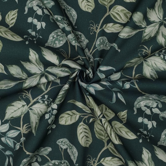 CANVAS DIGITAAL BLADEREN DONKERGROEN #7