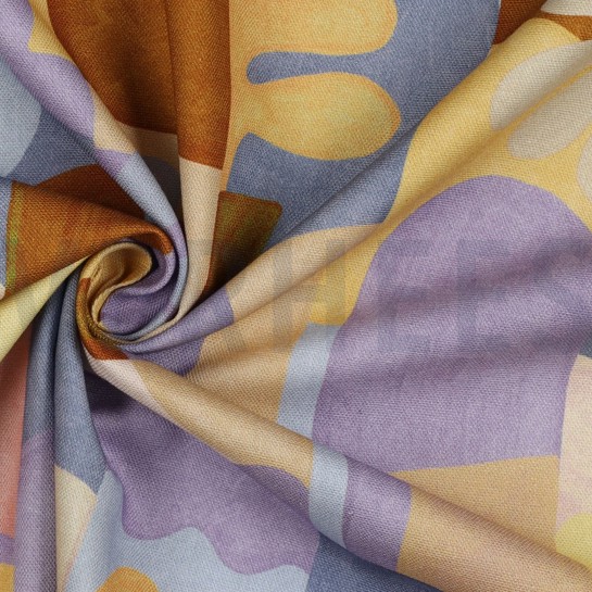 CANVAS DIGITAL ABSTRAKT TIFFANY BLAU #7