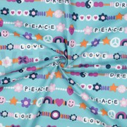 POPELINE DE COTON AMOUR PÉTROLE CLAIR (thumbnail) #3