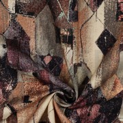 CANVAS DIGITAAL GEOMETRISCH BRUIN (thumbnail) #3