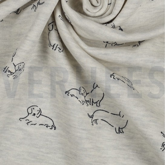 SWEAT MELANGE CHIENS ÉCRU MÉLANGÉ #7