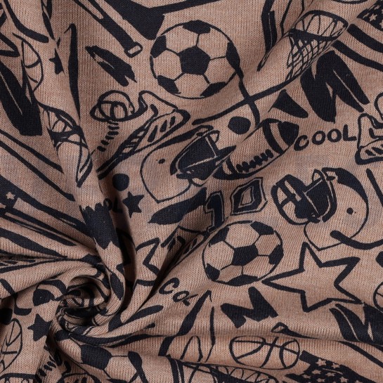 SWEAT MELANGE SPORTS TAUPE CHINÉ #7