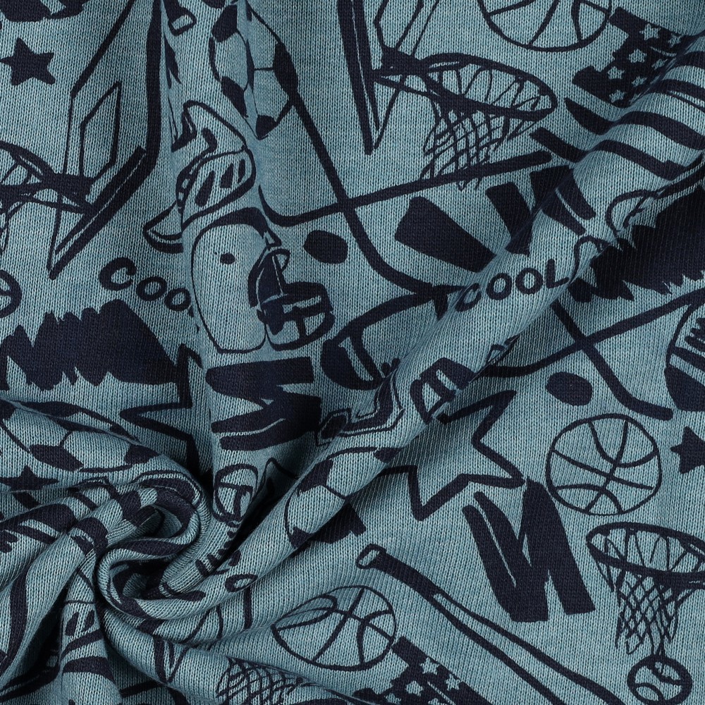 SWEAT MELANGE SPORTS SMOKE BLUE MELANGE #7