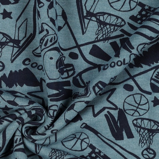 SWEAT MELANGE SPORTS BLEU FUMÉ MÉLANGÉ #7