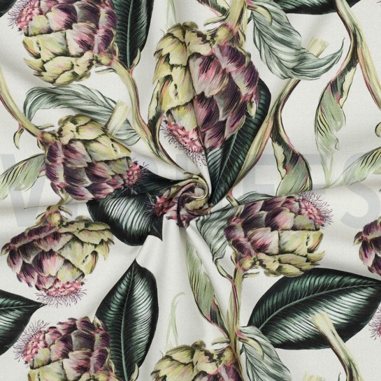 TOILE DÉCORATION DIGITAL ARTICHAUTS LIN #7