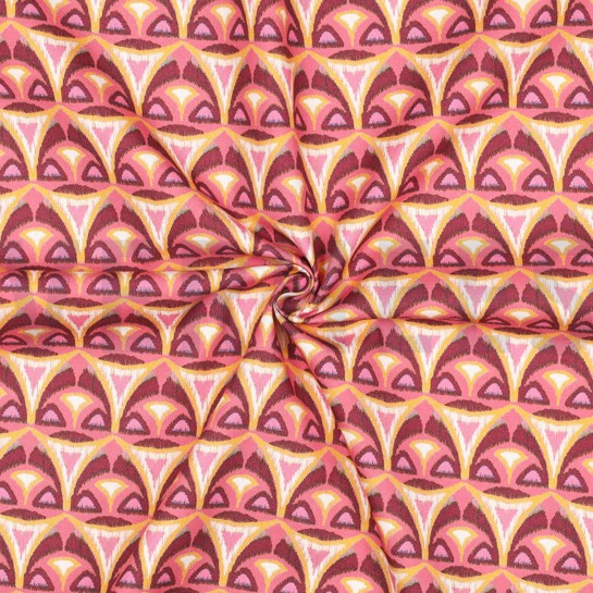 CANVAS DIGITAAL ABSTRACT BORDEAUXROOD #7