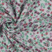 DOUBLE GAUZE GOTS DIGITAAL BLOEMEN DRUIFPAARS (thumbnail) #3