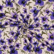 FRENCH TERRY DIGITAL FLEURS BLANC CASSÉ (thumbnail) #3