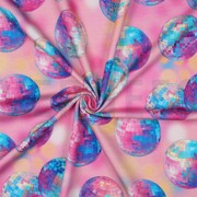 FRENCH TERRY DIGITAL DISCOBALLS LIGHT PINK (thumbnail) #3