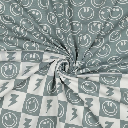 JERSEY HAPPY FACES SAGE #7