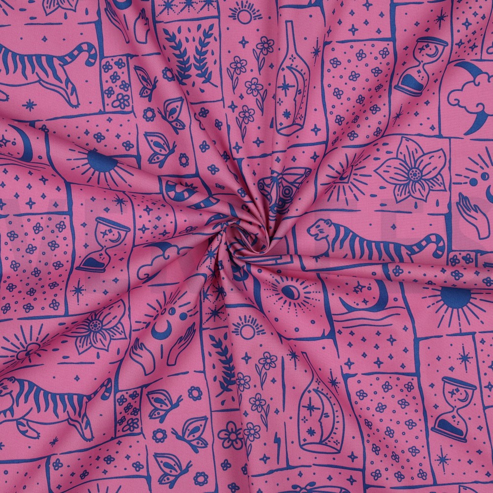 FINE POPLIN BOHO FUCHSIA #7