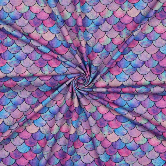 JERSEY DIGITAL MERMAIDS PINK #7