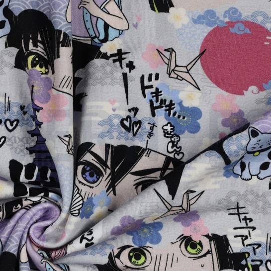 JERSEY DIGITAL MANGA LIGHT GREY #7