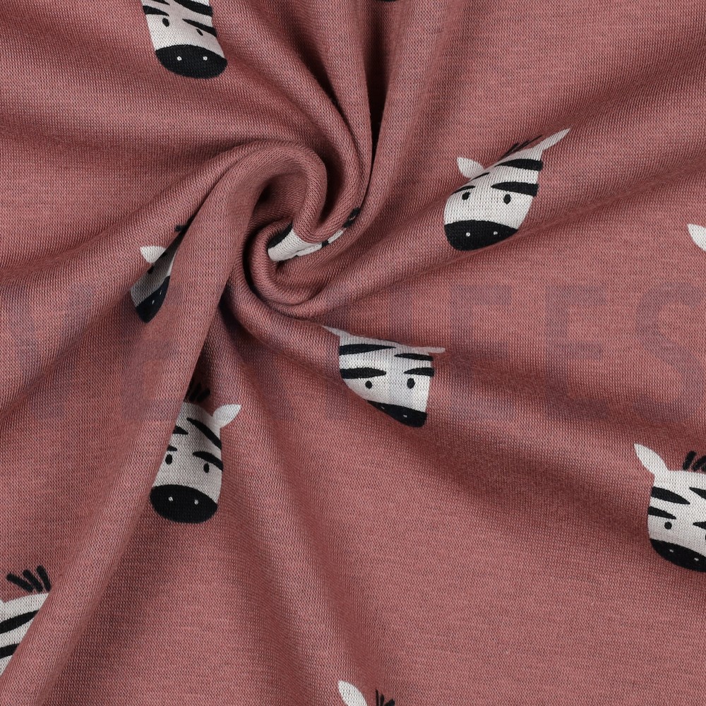 ALPENFLEECE ZEBRA ROOD/ROUGE #7