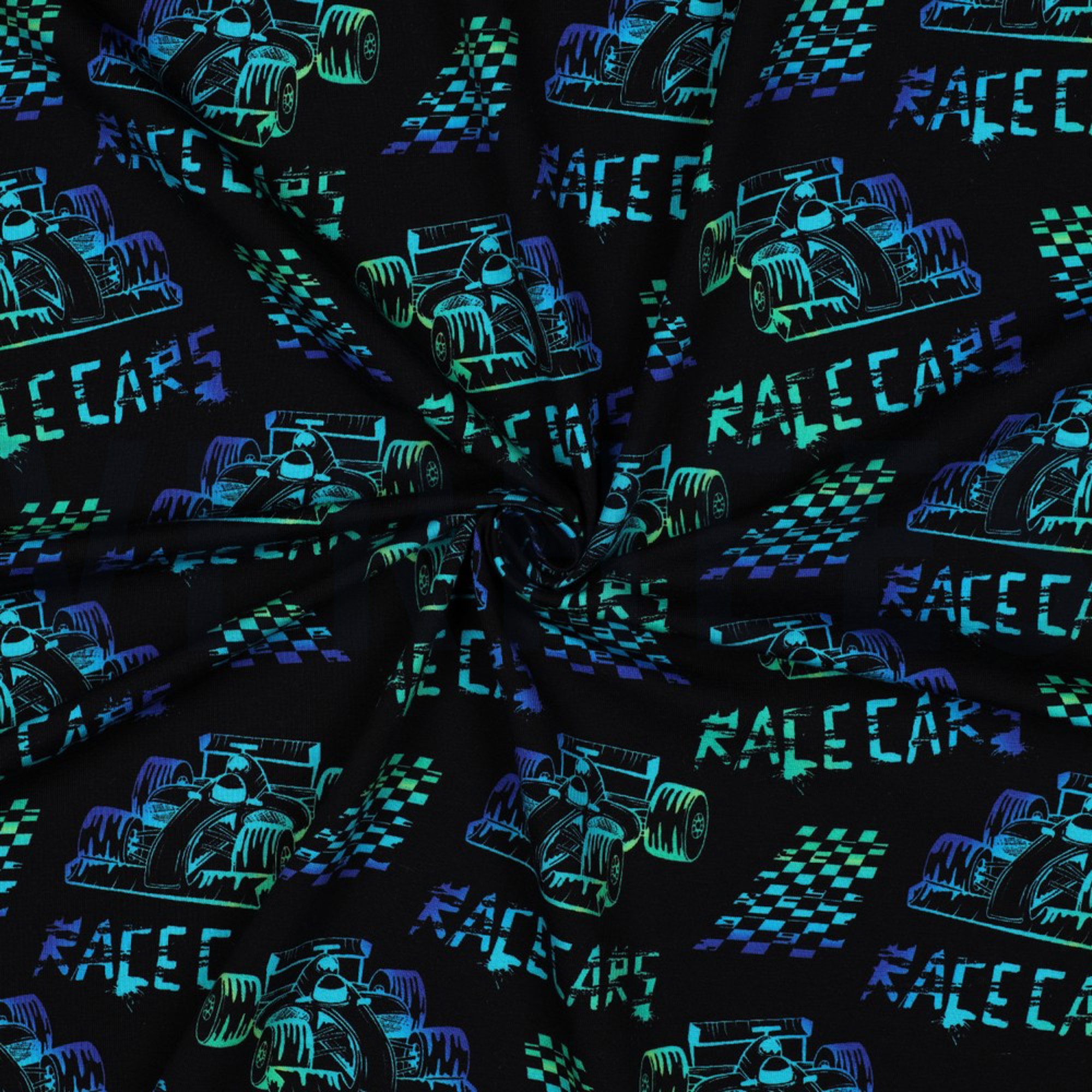 JERSEY DIGITAL VOITURES DE COURSE BLEU (high resolution) #3