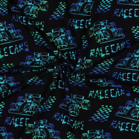 JERSEY DIGITAL VOITURES DE COURSE BLEU #7