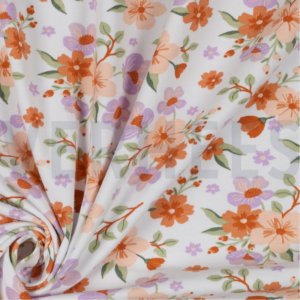 JERSEY GOTS BLOEMEN WIT #7