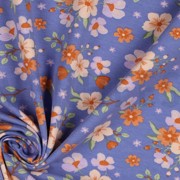 JERSEY GOTS FLOWERS LAVENDER (thumbnail) #3