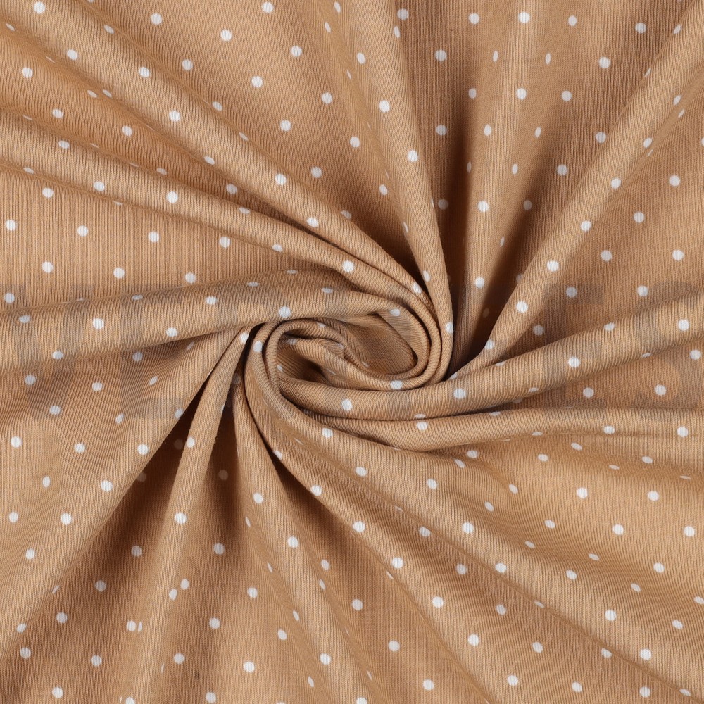 JERSEY DOTS CAPPUCCINO #7