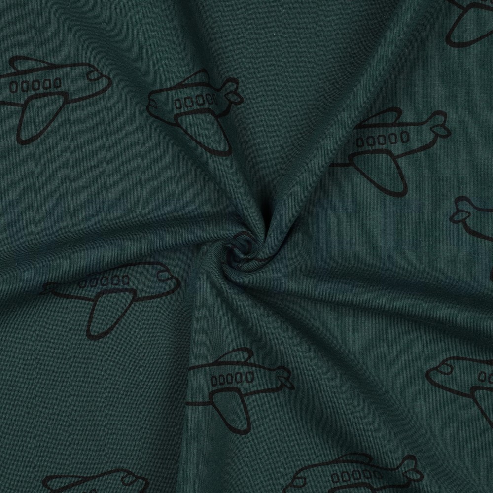 JOGGING AIRPLANES DARK GREEN #7