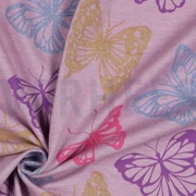 JERSEY MELANGE GLITTER BUTTERFLIES LILAC MELANGE (thumbnail) #3