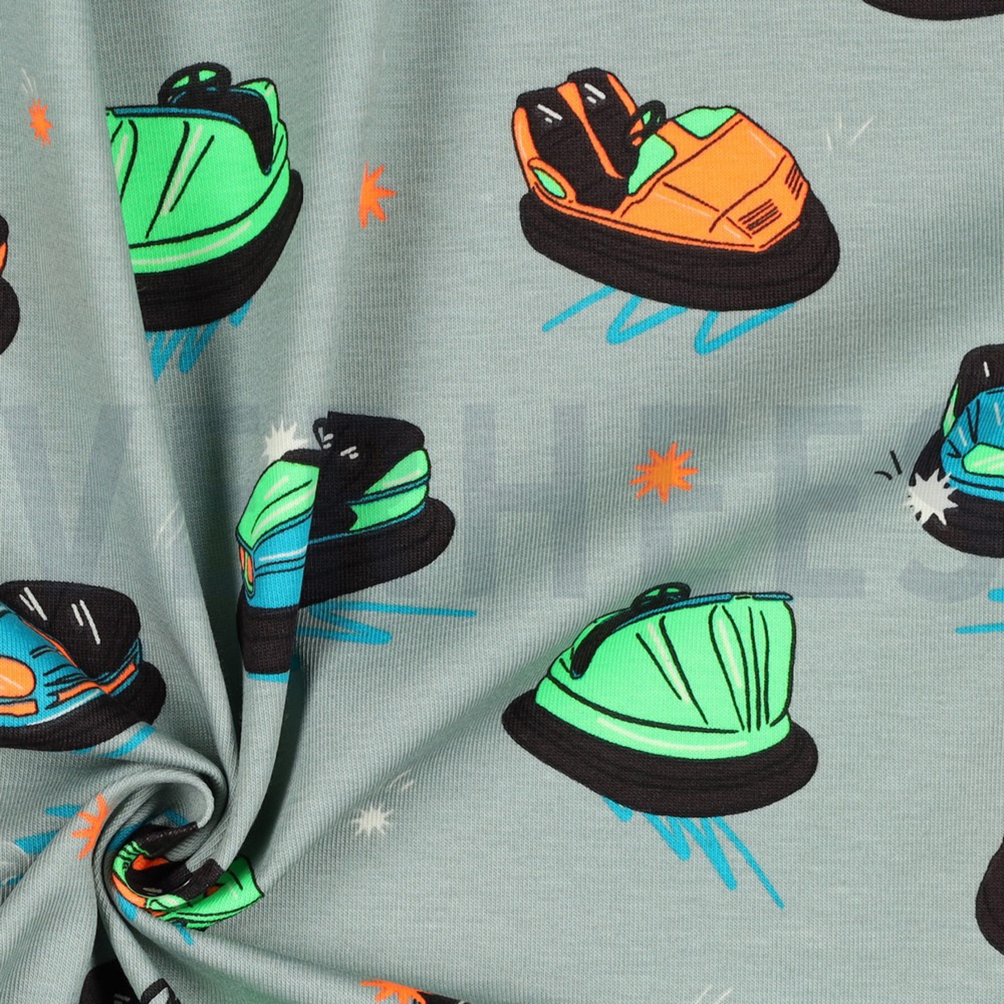 JERSEY NEON BUMPER CARS DARK MINT (high resolution) #3