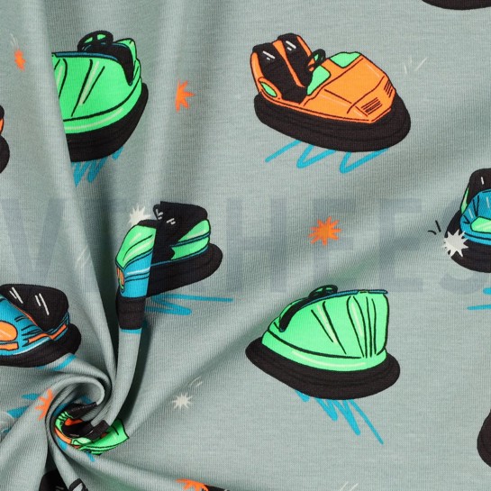 JERSEY NEON BUMPER CARS DARK MINT #7