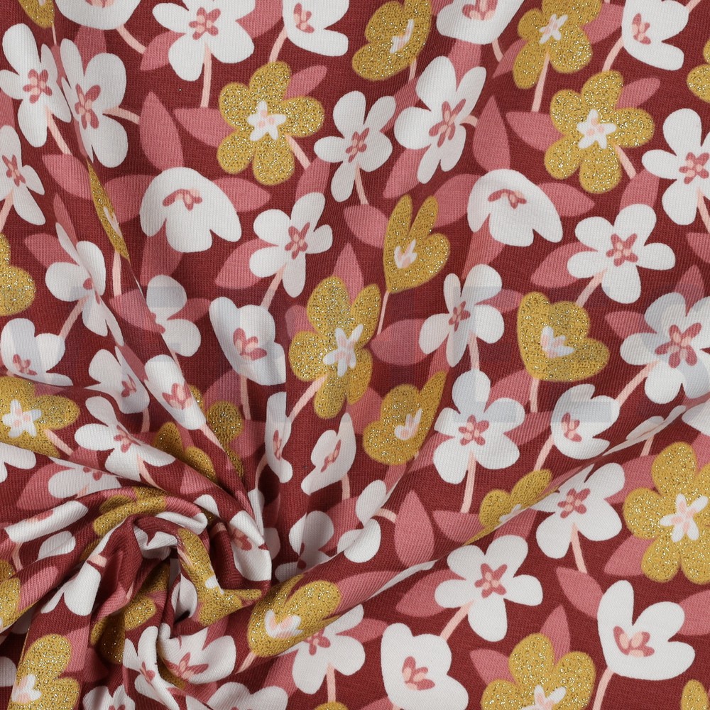 JERSEY GLITTER BLOEMEN BRICK #7