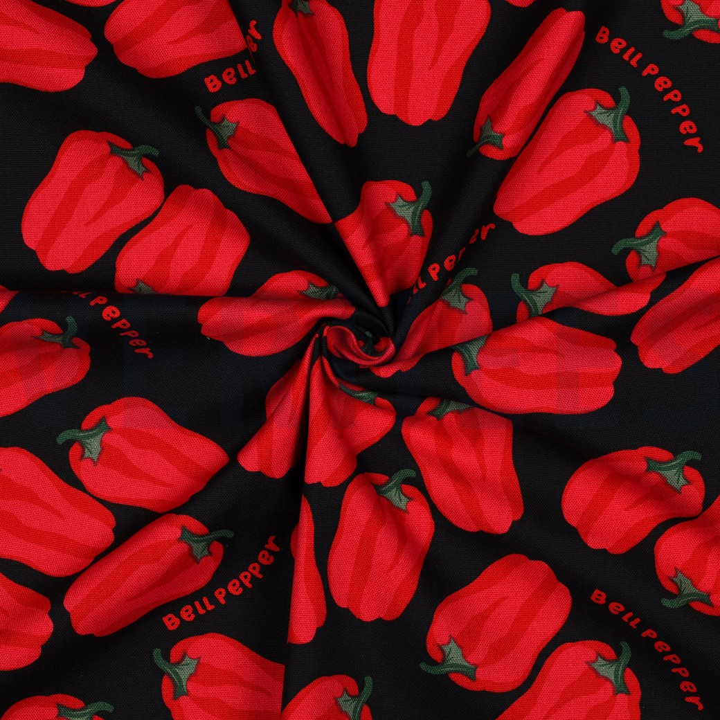 CANVAS BELL PEPPERS BLACK #7