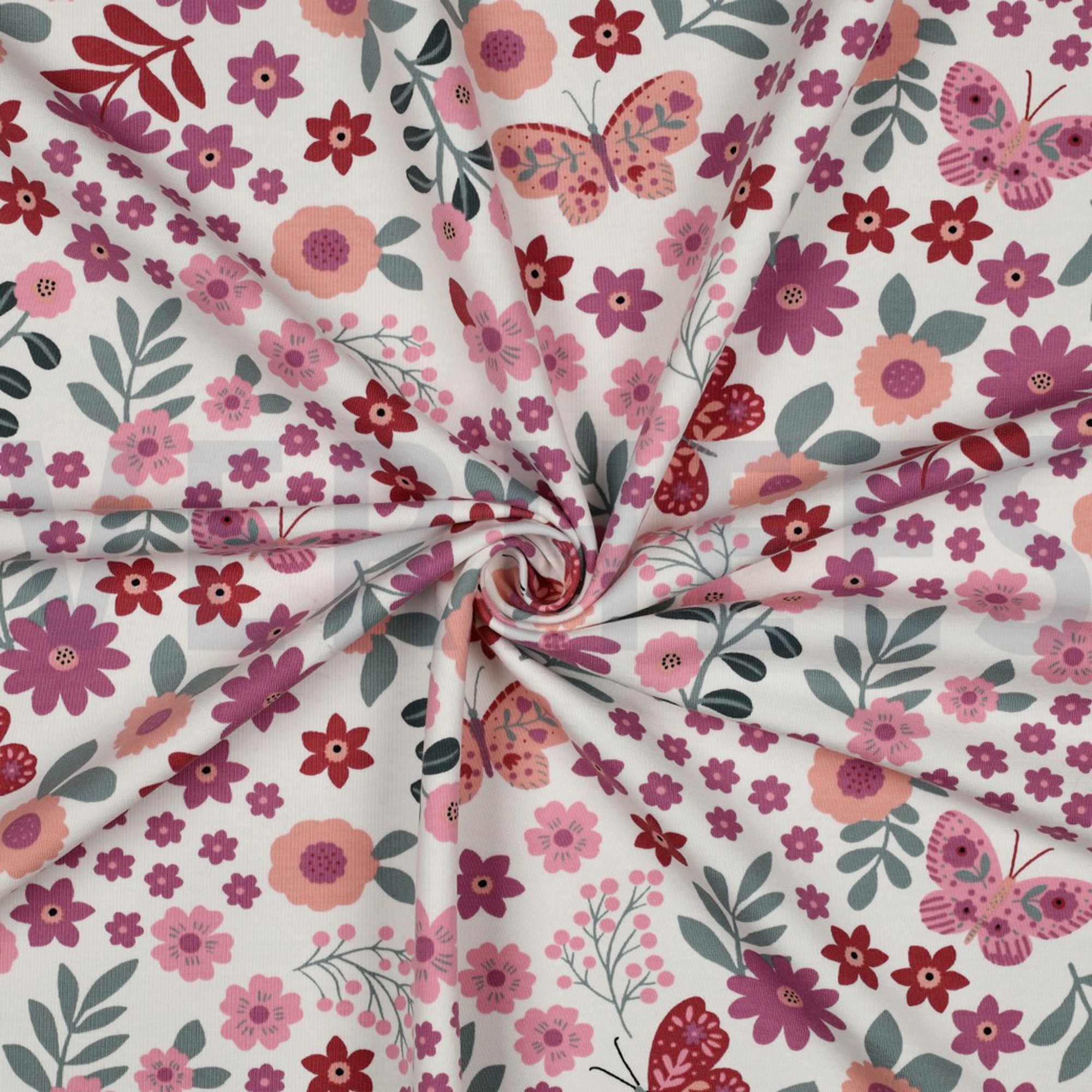 FRENCH TERRY BLUMEN GEBROCHEN WEISS (high resolution) #3