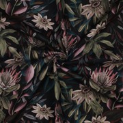 CANVAS DIGITAAL BLOEMEN ZWART (thumbnail) #3