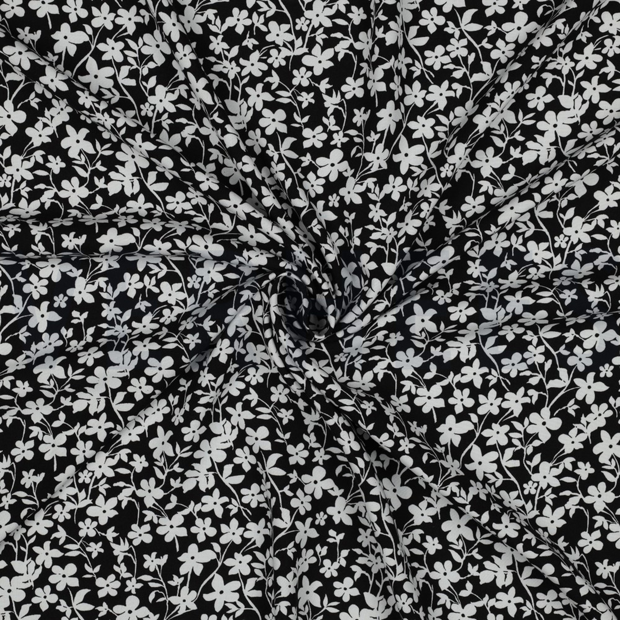 VISCOSE RADIANCE FLEURS NOIR (high resolution) #3