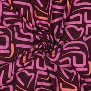 VISCOSE RADIANCE ABSTRACT BORDEAUXROOD (thumbnail) #3