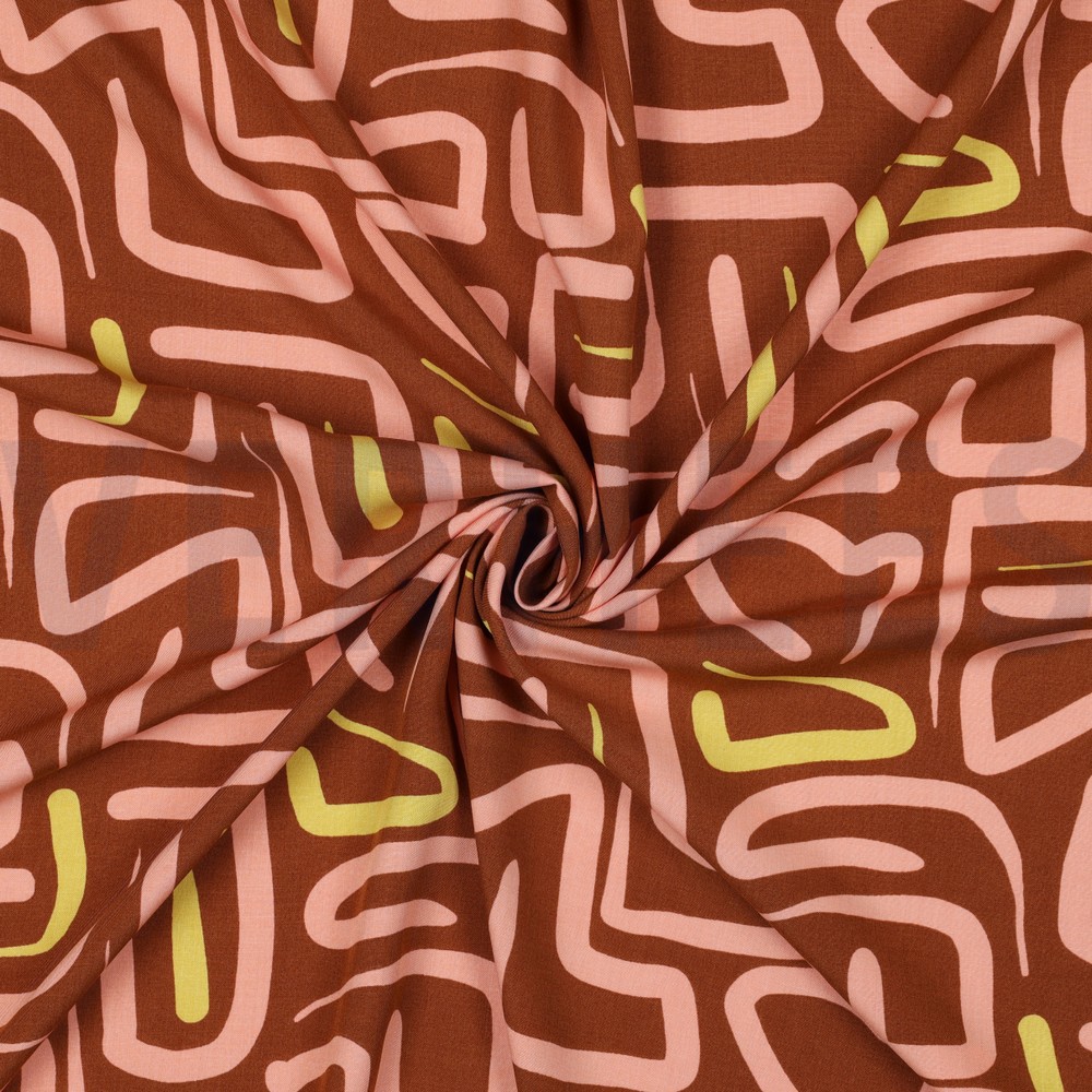 VISCOSE RADIANCE ABSTRAIT CAMEL #7