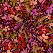 VISCOSE RADIANCE FLEURS VIOLET FONCÉ (thumbnail) #3