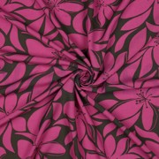 VISKOSE RADIANCE BLUMEN GRÜN/ROSA (thumbnail) #3