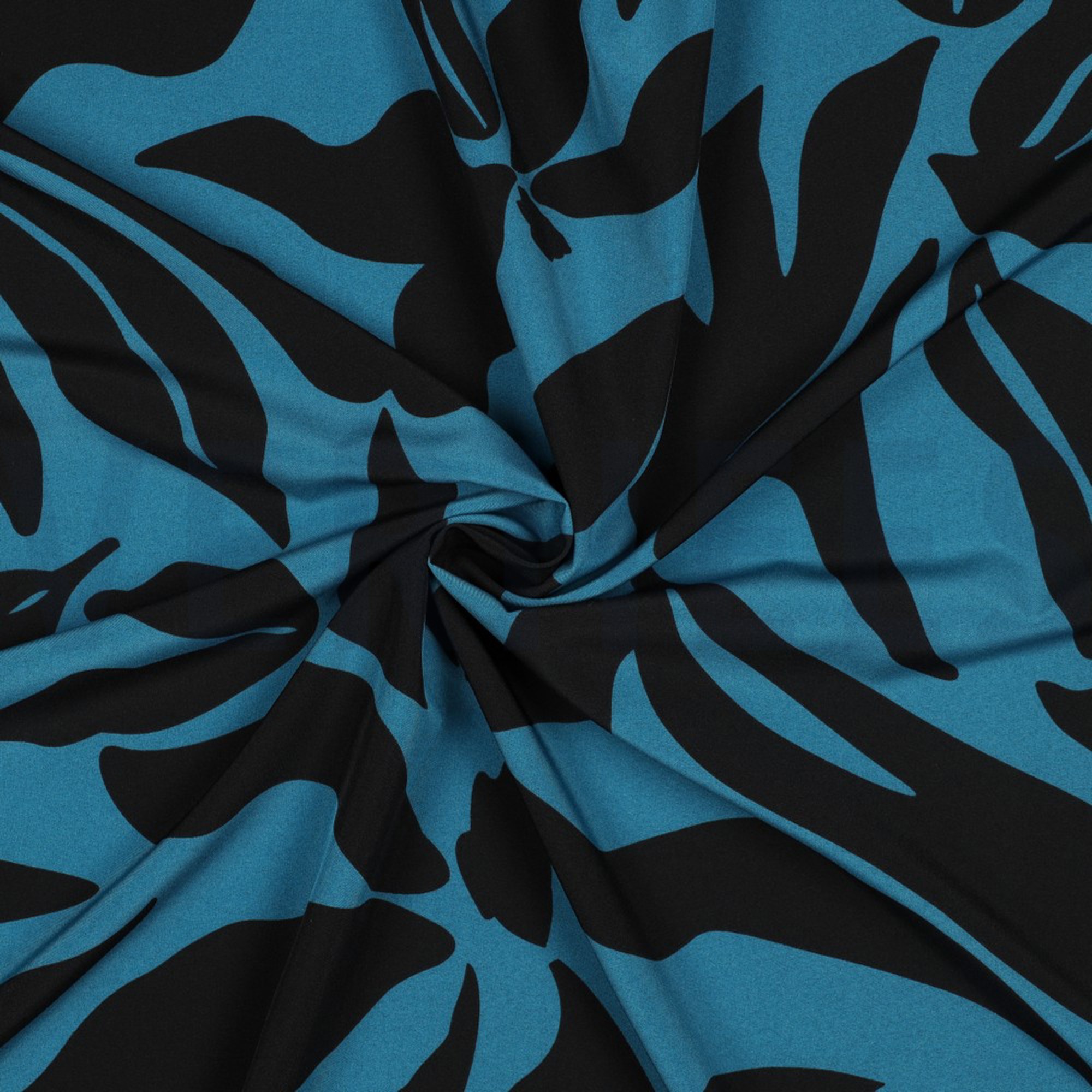 MAGNOLIA STRETCH BLÄTTER PETROL (high resolution) #3