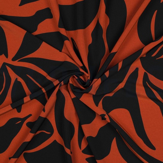 MAGNOLIA STRETCH LEAVES BROWN #7