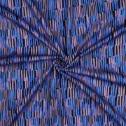 VISKOSE ROSELLA STRETCH DIGITAL STREIFEN SCHWARZ (thumbnail) #3