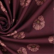 SOFTSHELL DIGITAL BLUMEN AUBERGINE (thumbnail) #3