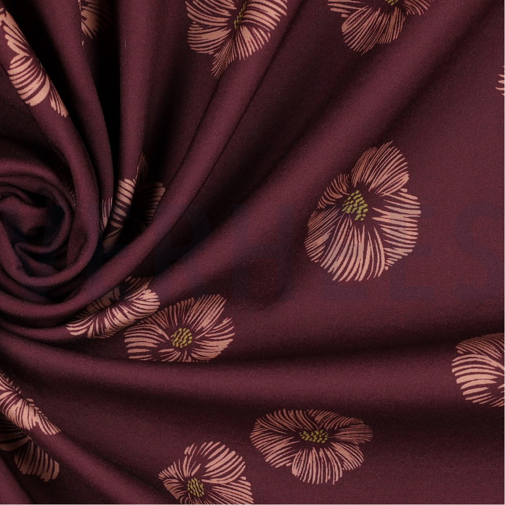 SOFTSHELL DIGITAL BLUMEN AUBERGINE (high resolution) #3