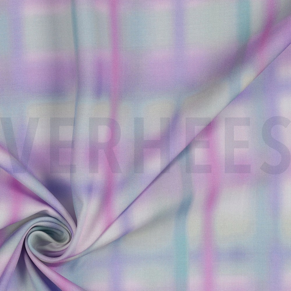 VISCOSE RADIANCE DIGITAL CARREAUX VIOLET #7