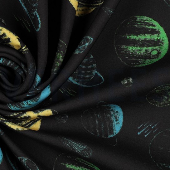 SOFTSHELL DIGITAL SPACE BLACK/YELLOW #7