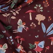 FINE POPLIN FAIRYTALES BURGUNDY (thumbnail) #3